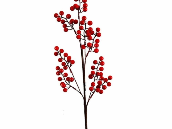 Κλαδί Berries 00.11.92298 76cm Red