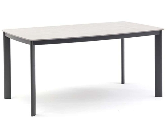Τραπέζι Κήπου Asanio 0044-124-004 160x90x75cm Grey