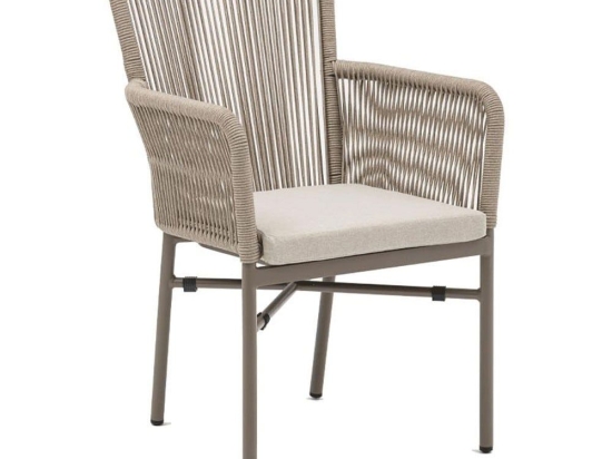 Πολυθρόνα Κήπου Mariel 0044-124-009 56x60x83cm Brown