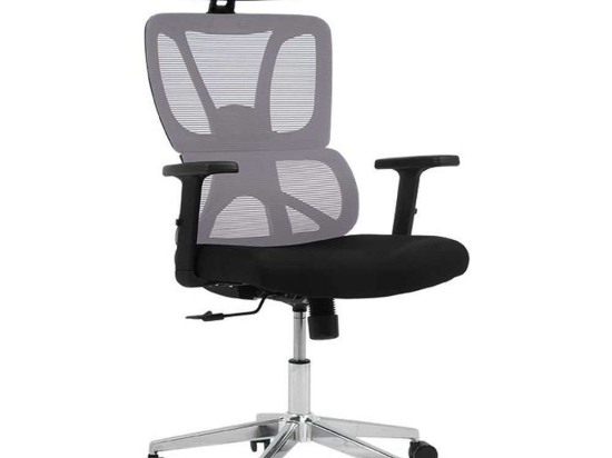Καρέκλα Γραφείου 0045-124-008 64x62x130cm Grey-Black