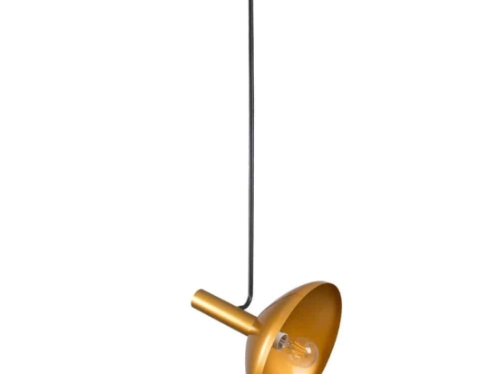 Φωτιστικό Οροφής Katie 00538 E27 Φ30x120cm Gold-Black GloboStar