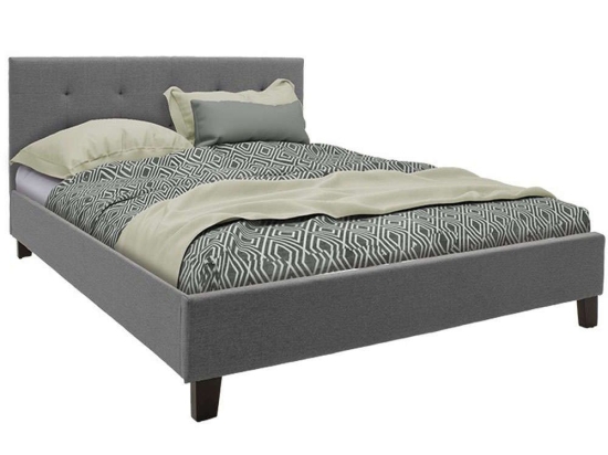 Κρεβάτι Mago (Για Στρώμα 160x200cm) 006-000042 167x213x30,5cm Grey Διπλό