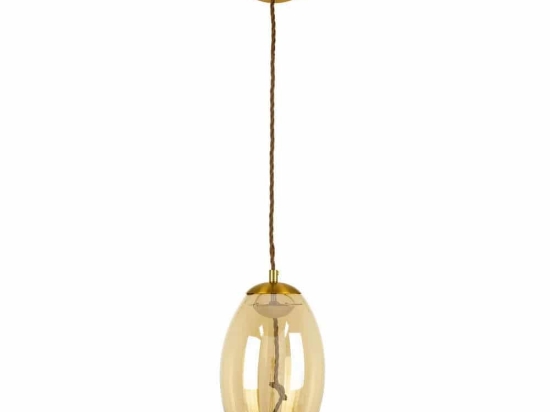 Φωτιστικό Οροφής Axton 00754 7W Led Φ17x18cm Clear Honey GloboStar