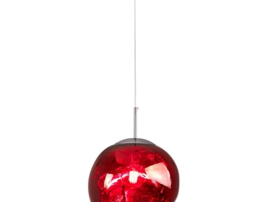 Φωτιστικό Οροφής Dixar 00763 1xΕ27 Φ36x45cm Red GloboStar