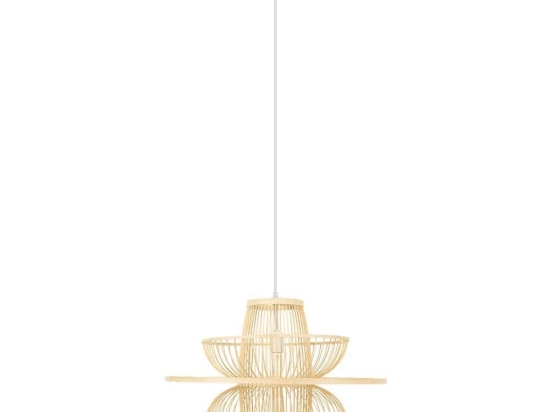 Φωτιστικό Οροφής Bali 00862 1xΕ27 Φ60x45cm Beige GloboStar