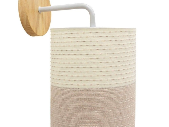 Φωτιστικό Τοίχου - Απλίκα Oasis 00884 1xE27 24x18x32cm Beige GloboStar