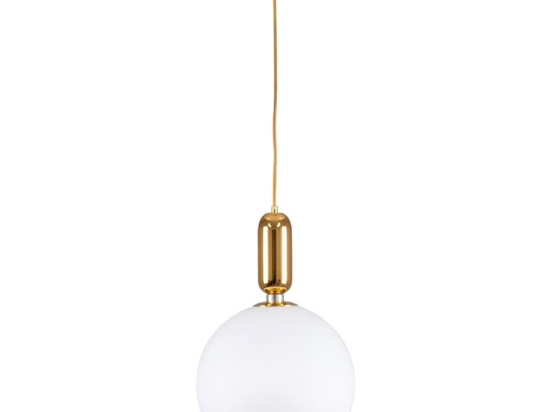 Φωτιστικό Οροφής Maverick 00940 E27 Φ30x48cm White-Gold GloboStar