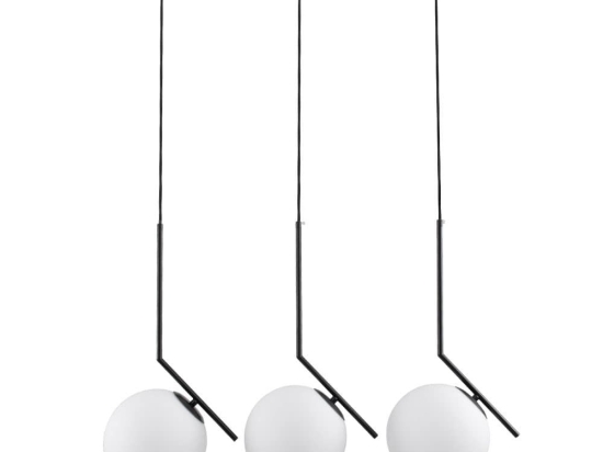 Φωτιστικό Οροφής Monroe 00954 E27 74x25x50cm White-Black GloboStar