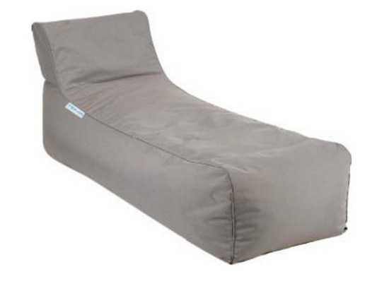 Πουφ Ξαπλώστρα Cairo 01-00-1051 Αδιάβροχο 180x60x68cm Grey