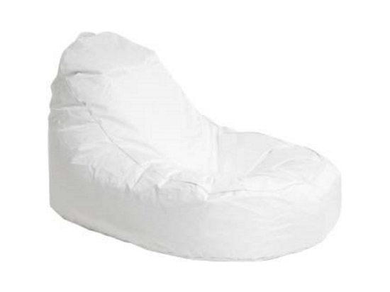 Πουφ Πολυθρόνα Marocco 01-00-1055 Αδιάβροχο 123x75cm White