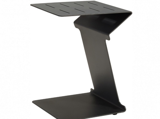 Τραπέζι Σταντ - Μπαρ Zigzag 01-00-1475 35x36x48,5cm Anthracite