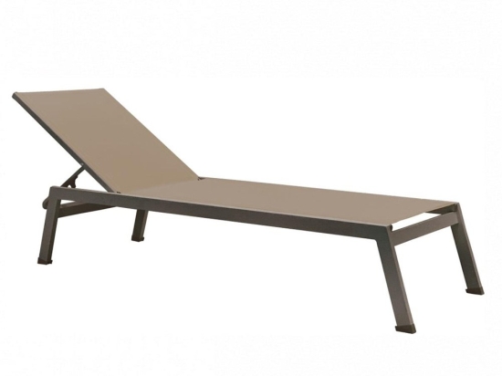 Ξαπλώστρα Martinique 01-00-1703 198x62x35cm Cappuccino