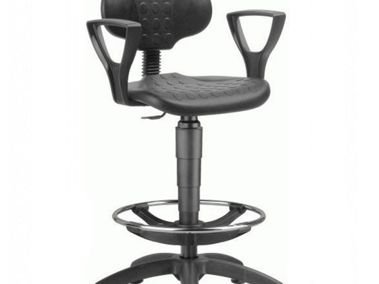 Σκαμπό Nor/SB 01-00-1769 43x57x98,5/111,5cm Black