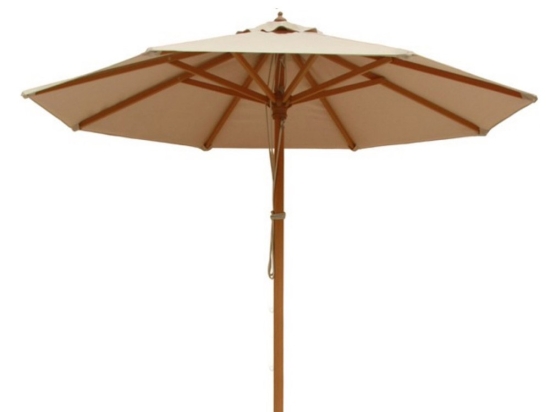 Ομπρέλα Επαγγελματική Fiji 01-00-2168 Φ2m Beige-Brown