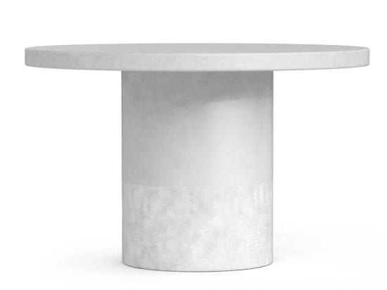 Τραπέζι Big Sur/Τ 01-00-2814 Concrete 122x79,5cm White