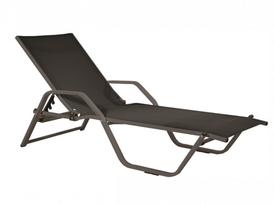 Ξαπλώστρα Majorca 01-01-237 70x198x33/50cm Black