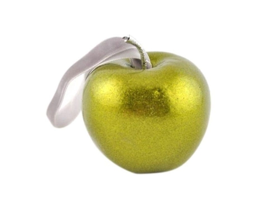 Χριστουγεννιάτικο Στολίδι Μήλο 012.145460070 Foam Glitter Light Green