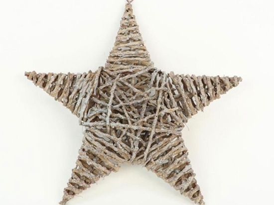 Αστέρι Ξύλινο 012.861902180 31x40cm Natural