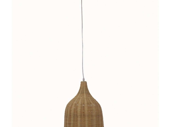 Φωτιστικό Οροφής Bahamas 01202 1xΕ27 Φ30x47cm Beige GloboStar