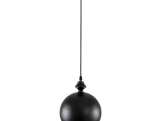 Φωτιστικό Οροφής Rockford 01287-B  E27 Φ24x27cm Black GloboStar