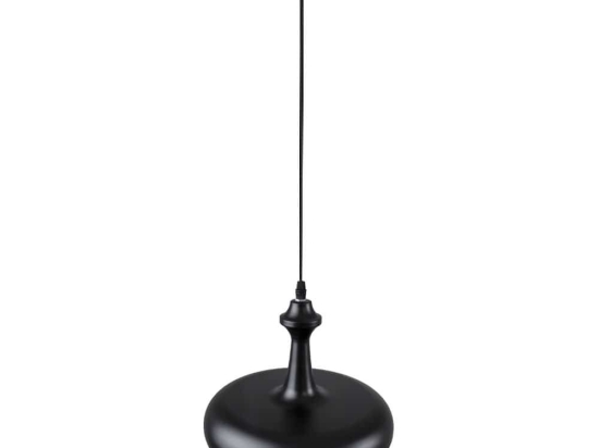 Φωτιστικό Οροφής Rockford 01287-C E27 Φ30x23cm Black GloboStar