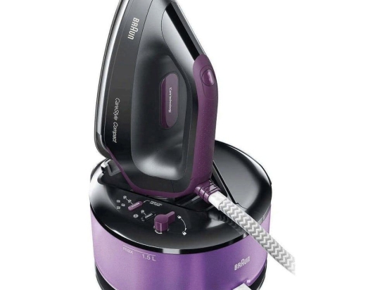 Σύστημα Σιδερώματος Carestyle Compact IS2144BK 1,5Lt 2400W Black-Purple Braun
