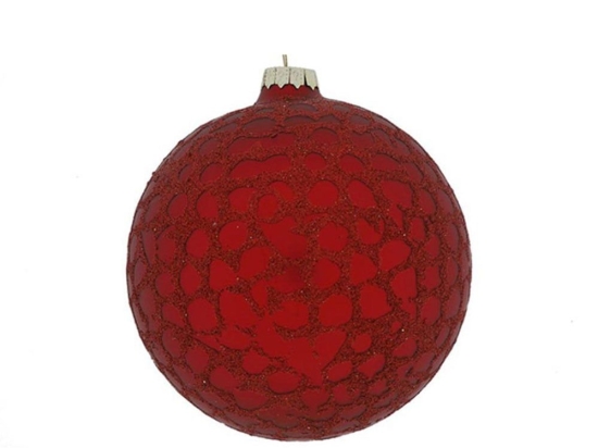 Χριστουγεννιάτικη Μπάλα 013.777951 8cm Red