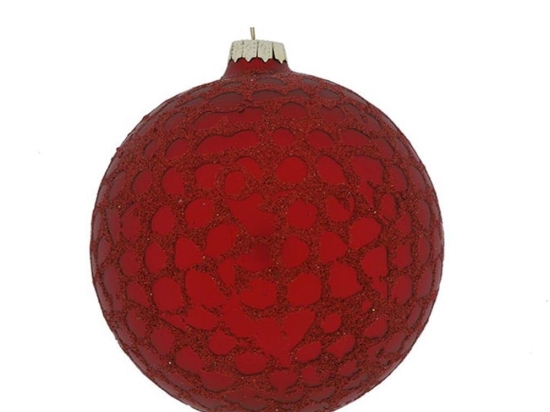Χριστουγεννιάτικη Μπάλα 013.777952 10cm Red