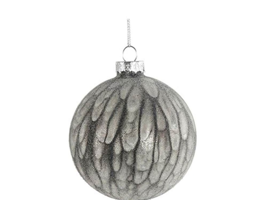 Χριστουγεννιάτικη Μπάλα Ribes 013.789116 8cm Anthracite