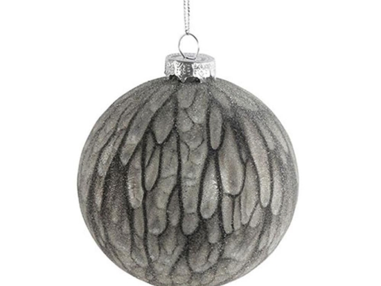 Χριστουγεννιάτικη Μπάλα Ribes 013.789117 10cm Anthracite