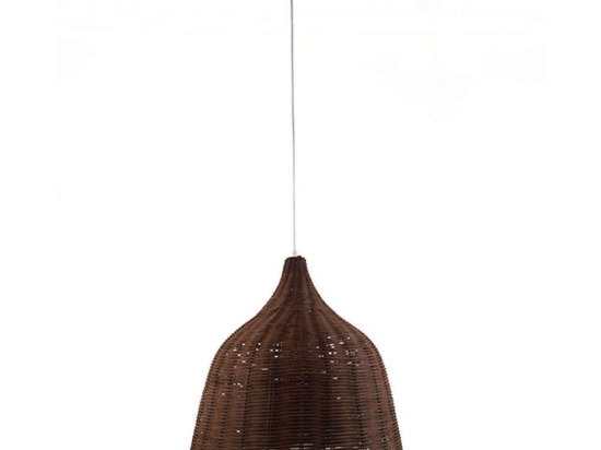 Φωτιστικό Οροφής Bahamas 01368 1xΕ27 Φ45x47cm Dark-Brown GloboStar