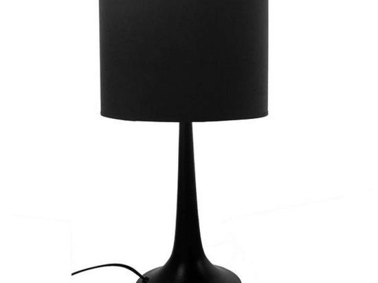 Φωτιστικό Επιτραπέζιο Ambrosia 01394 1xE27 Φ25cm Black GloboStar