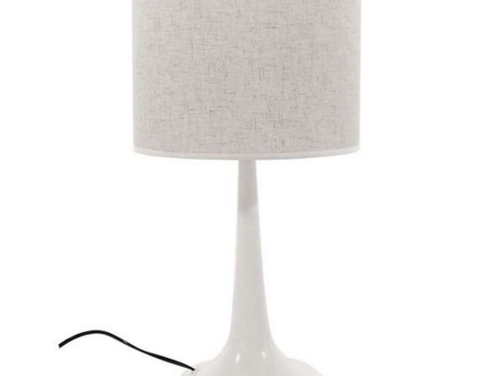 Φωτιστικό Επιτραπέζιο Ambrosia 01395 1xE27 Φ25cm White GloboStar