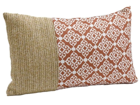 Μαξιλάρι Διακοσμητικό (Με Γέμιση) 014.OL0291 Burgundy 30X50 Ύφασμα