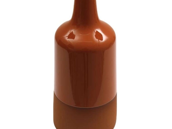 Βάζο - Μπουκάλι 014.OL0324 12x23cm Κεραμικό Terracotta Κεραμικό