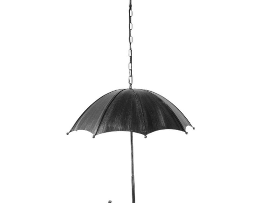 Φωτιστικό Οροφής Umbrella 01407 5xE27 Φ58x60cm Dark Grey GloboStar