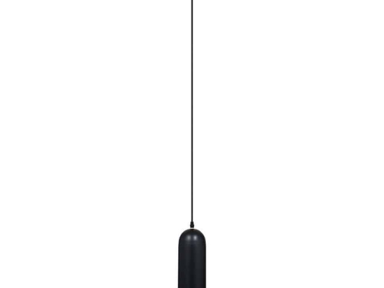 Φωτιστικό Οροφής Carson 01527 1xΕ27 Φ10x38cm Black-Gold GloboStar