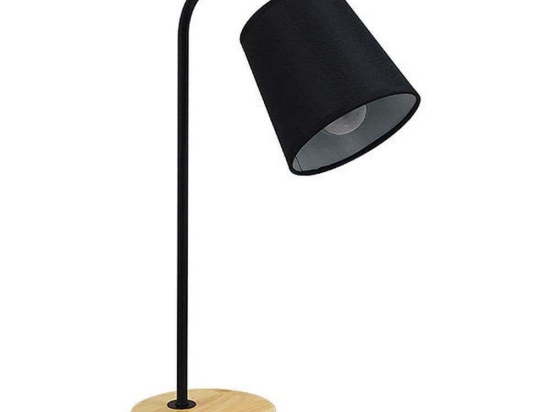 Φωτιστικό Επιτραπέζιο Barnaby 01573 1xE27 Φ13xΥ48cm Black GloboStar