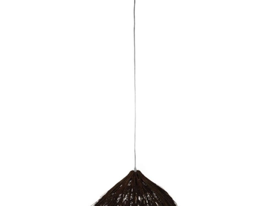 Φωτιστικό Οροφής Magie 01600 1xΕ27 Φ50x30cm Dark Brown GloboStar