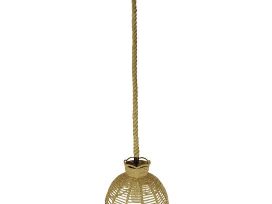 Φωτιστικό Οροφής Venier 01610 1xΕ27 Με Πλέγμα Φ34x26cm Beige GloboStar