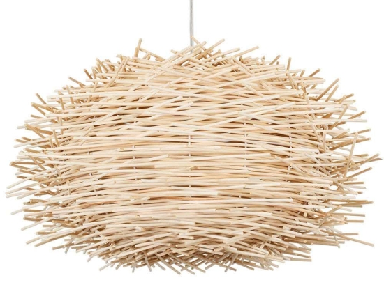 Φωτιστικό Οροφής Minorca 01731 Φ60x35cm 1xE27 Beige GloboStar