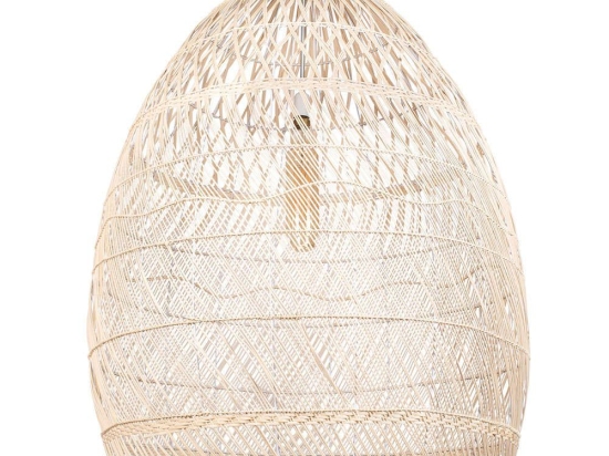 Φωτιστικό Οροφής Malibu 01812 Φ95x125cm 1xE27 Beige GloboStar