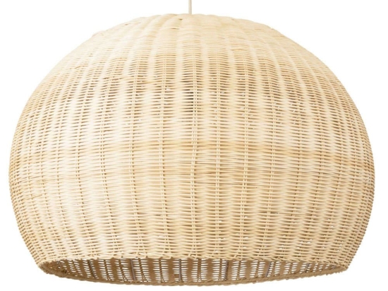 Φωτιστικό Οροφής Raito Boho 01825 Φ60x40cm 1xE27 Beige GloboStar