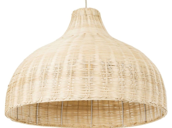 Φωτιστικό Οροφής Afuru Boho 01828 Φ60x40cm 1xE27 Beige GloboStar