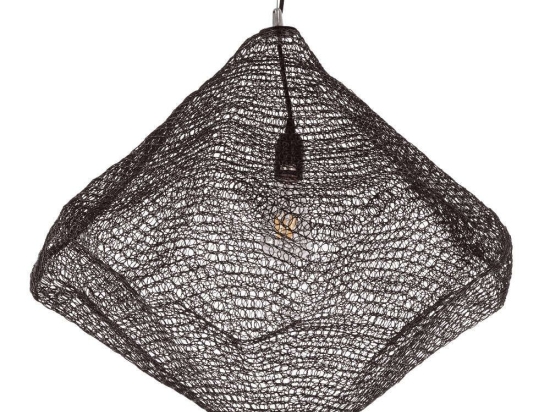 Φωτιστικό Οροφής Kentucky 01867 Φ60x50cm 1xE27 Dark Brown GloboStar