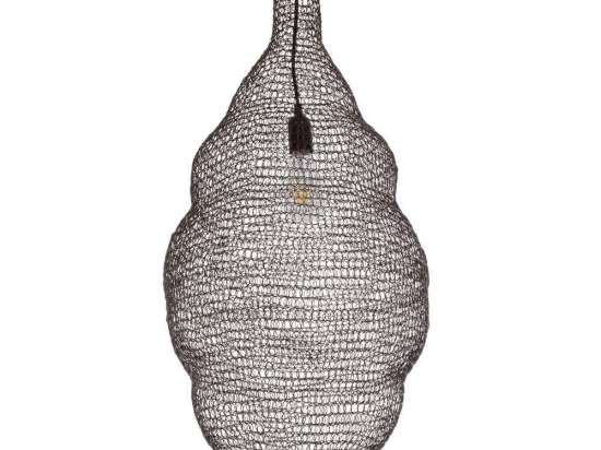 Φωτιστικό Οροφής Kentucky 01896 Φ40x70cm 1xE27 Dark Brown GloboStar