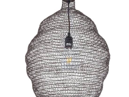 Φωτιστικό Οροφής Kentucky 01899 Φ40x60cm 1xE27 Dark Brown GloboStar