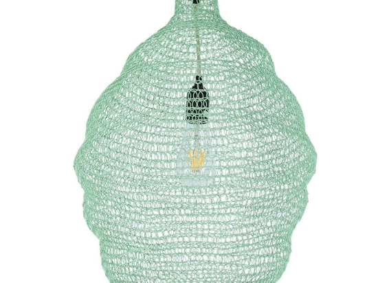 Φωτιστικό Οροφής Kentucky 01900 Φ40x60cm 1xE27 Turquoise GloboStar