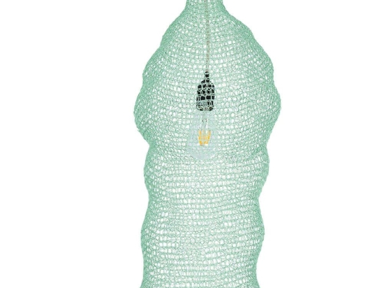 Φωτιστικό Οροφής Kentucky 01906 Φ30x80cm 1xE27 Turquoise GloboStar