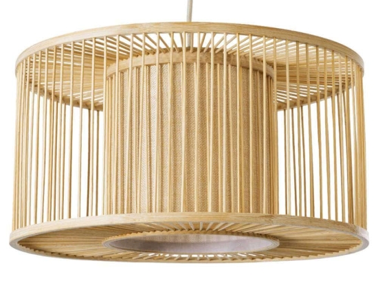 Φωτιστικό Οροφής Boho Coconut 01935 Φ40x20cm 1xE27 Beige GloboStar
